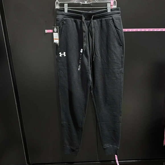 Under Armour Cold Gear Fleece lined joggers,elastic drawstring waist,hip pockets - Picture 1 of 11
